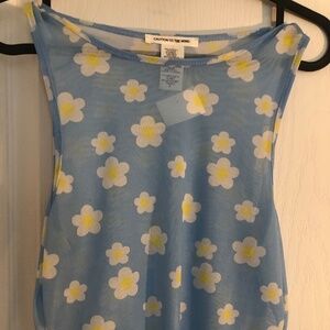 NWT Caution To The Wind Daisy Sheer Crop Top  PTP 16-20